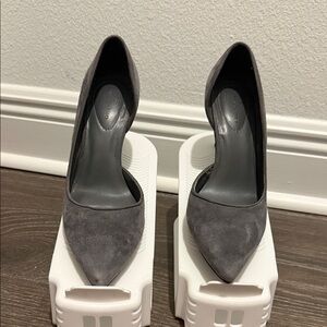 Bandolino Charcoal Suede Heels